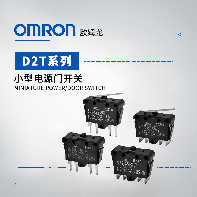 OMRON 欧姆龙 小型电源门开关 D2T-LT1S