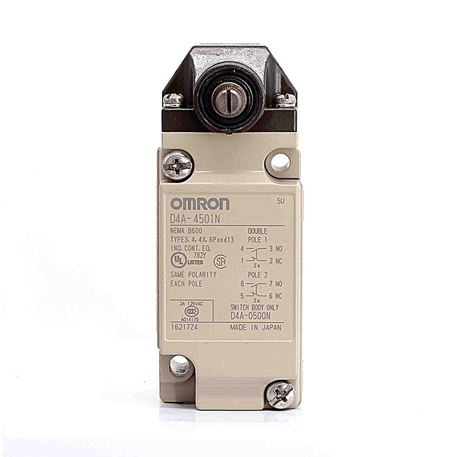 OMRON 欧姆龙 一般用限位开关 D4A-4516N