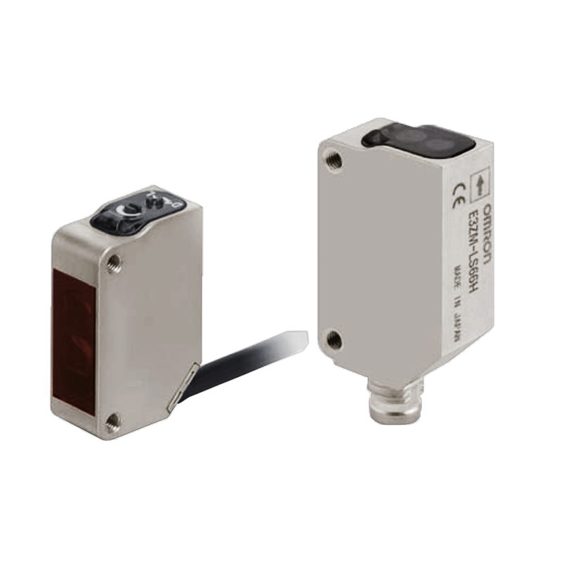 OMRON 欧姆龙 不锈钢外壳小型光电传感器 E3ZM-LS81H 2M