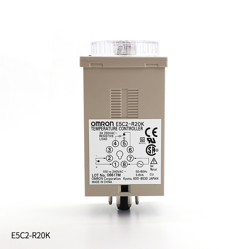 OMRON 欧姆龙 电子温控器 E5C2-R20G AC100-240 0-100