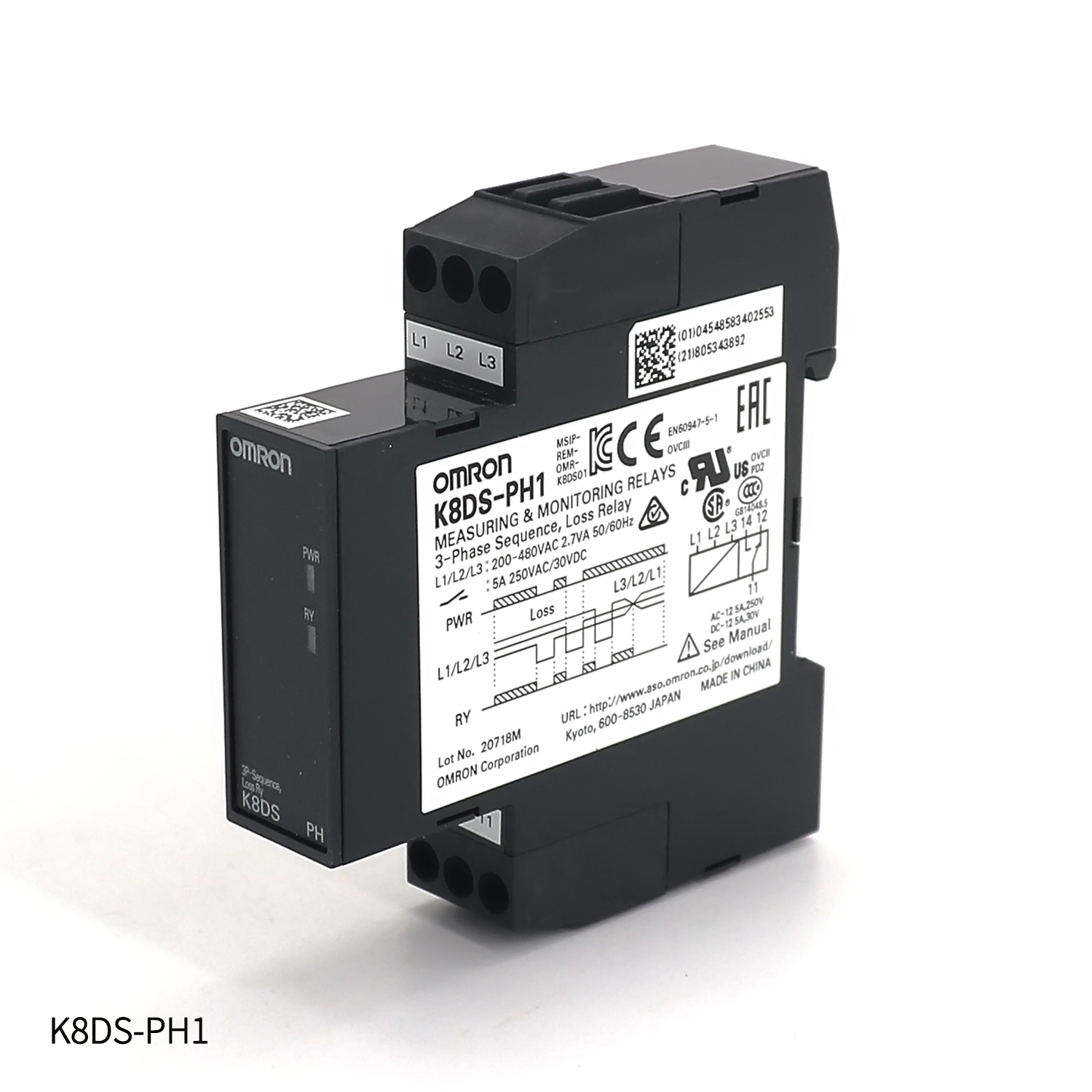 OMRON 欧姆龙 监视继电器 K8DS-PA2