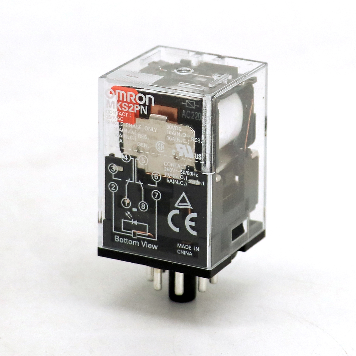 OMRON 欧姆龙 小型功率继电器 MK2P AC12