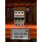 ABB S200系列微型断路器 S203-K20