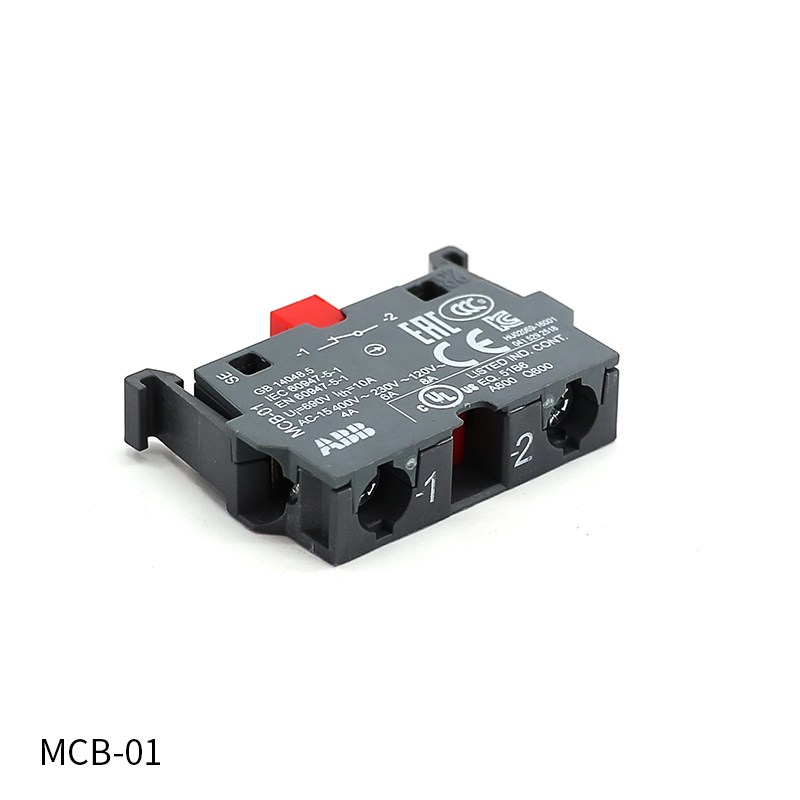 ABB 按钮指示灯 触点 MCB-10BG