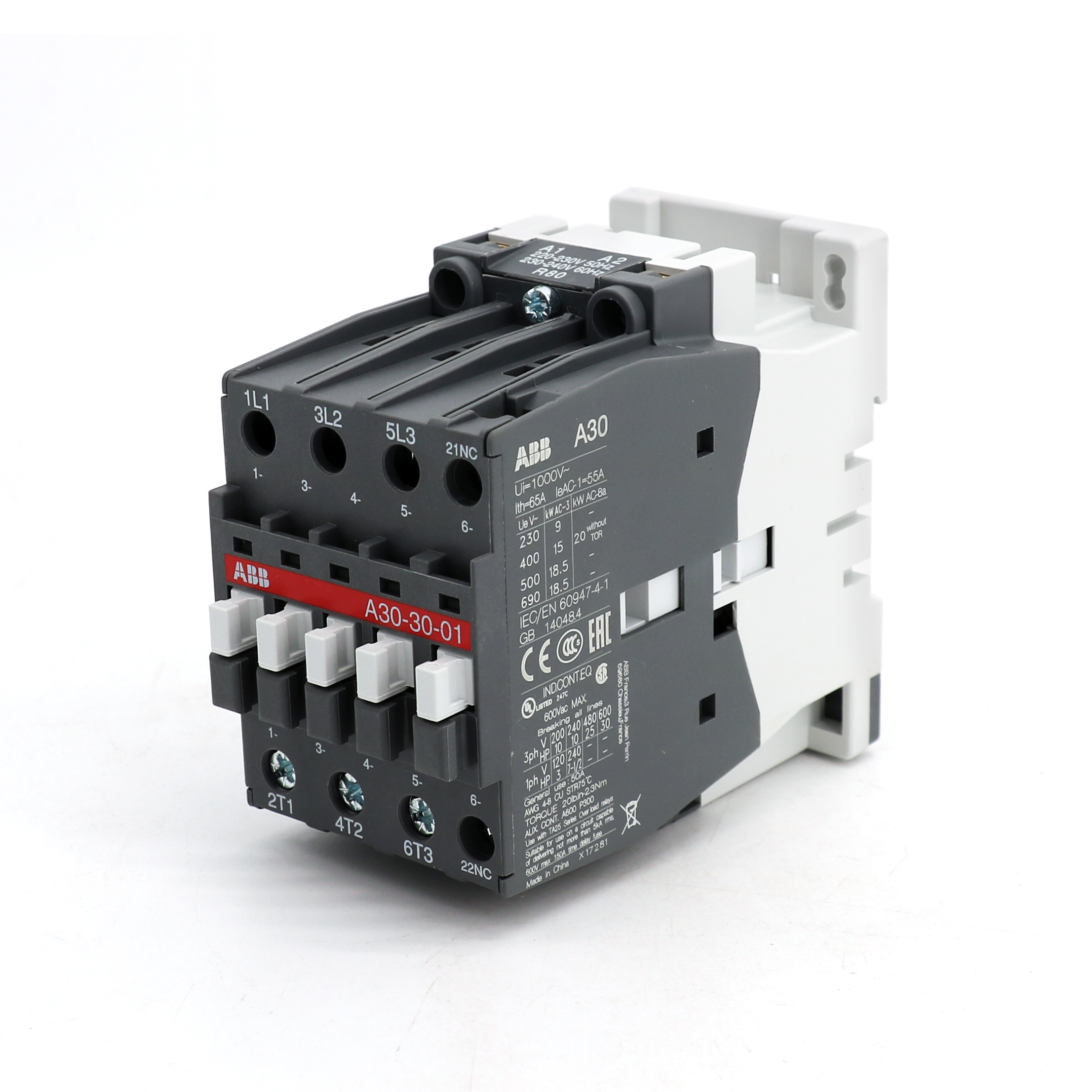 ABB A26-30-10*110V 50Hz/110-120V 60Hz