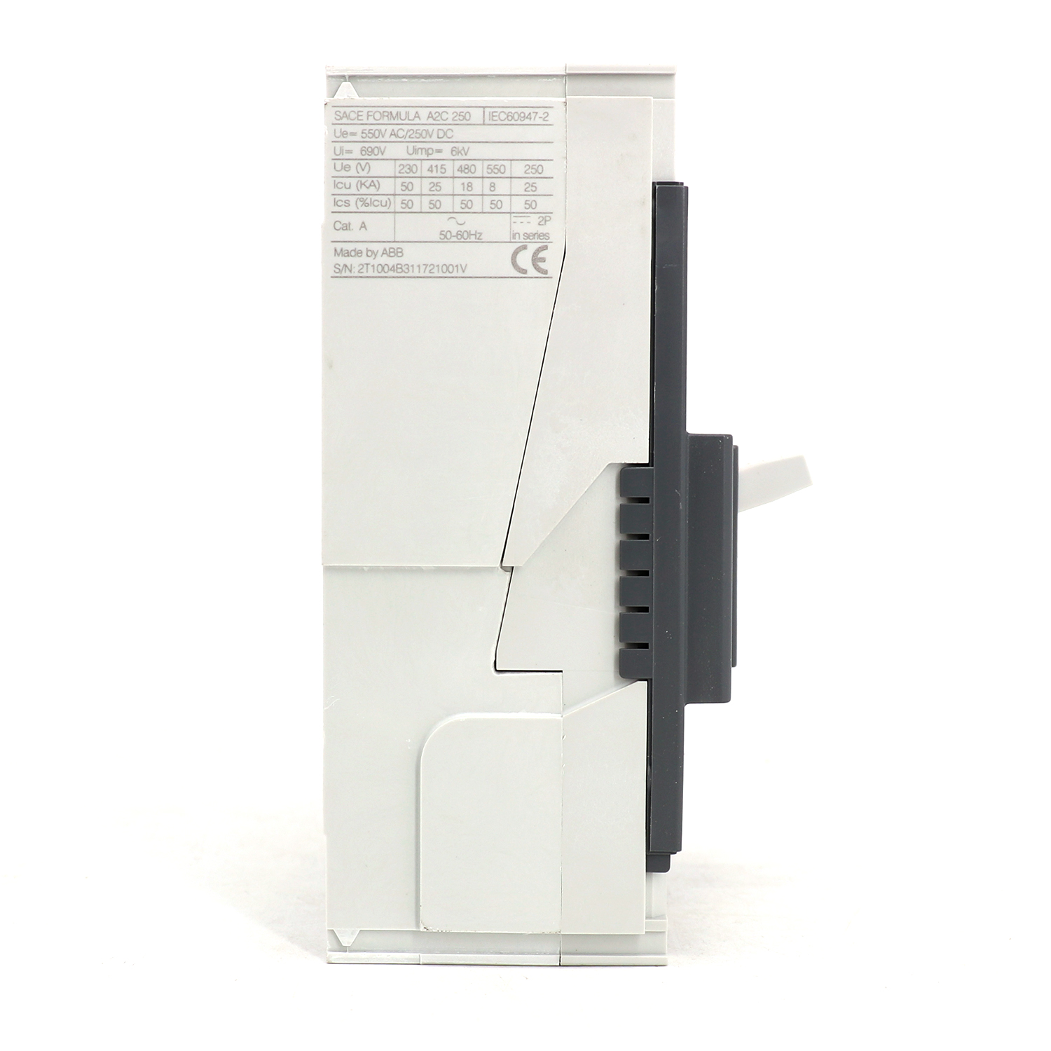 ABB Formula塑壳断路器 A2C250 TMF125/1250 FF 3P