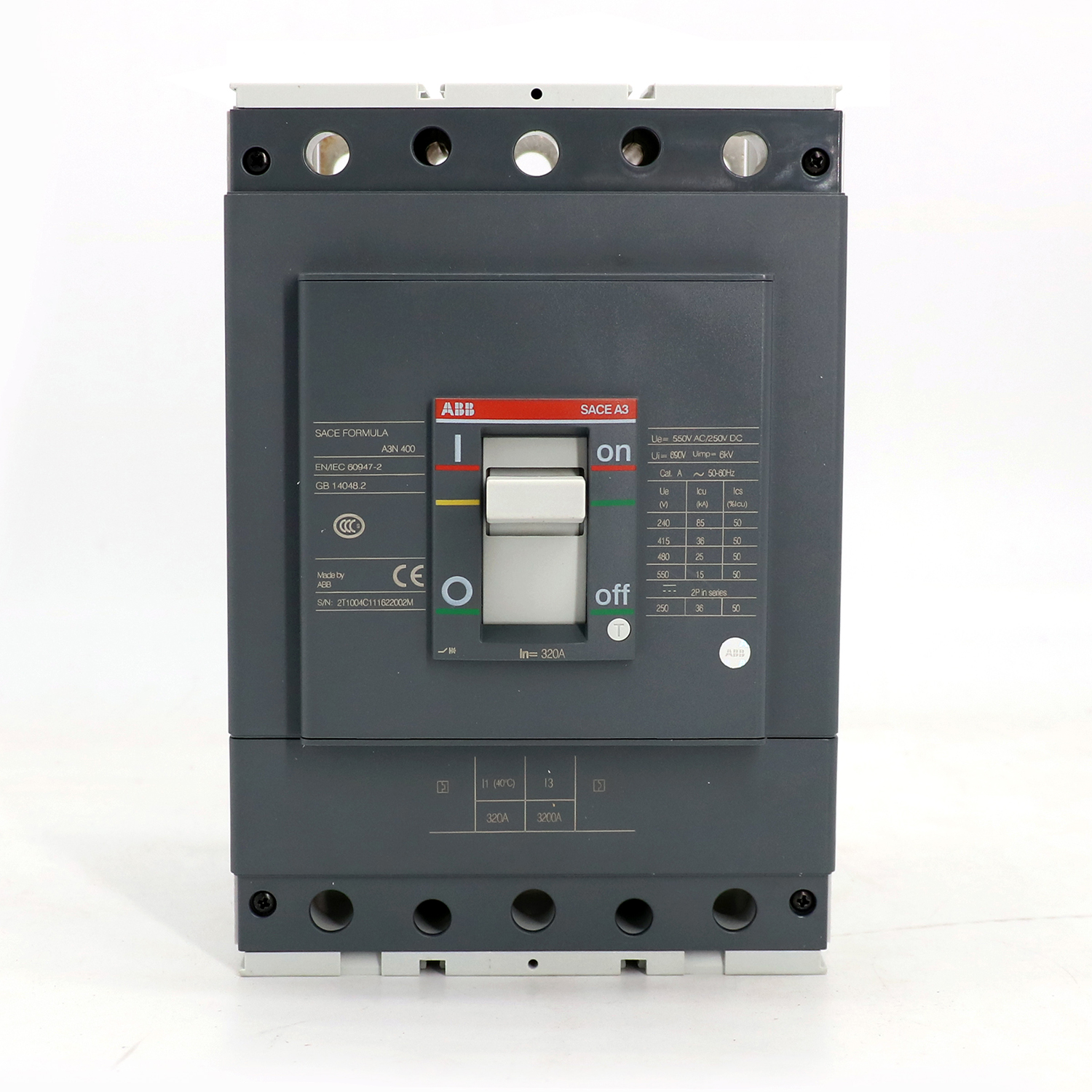 ABB Formula塑壳断路器 A3N400 TMF400/4000 FF 3P