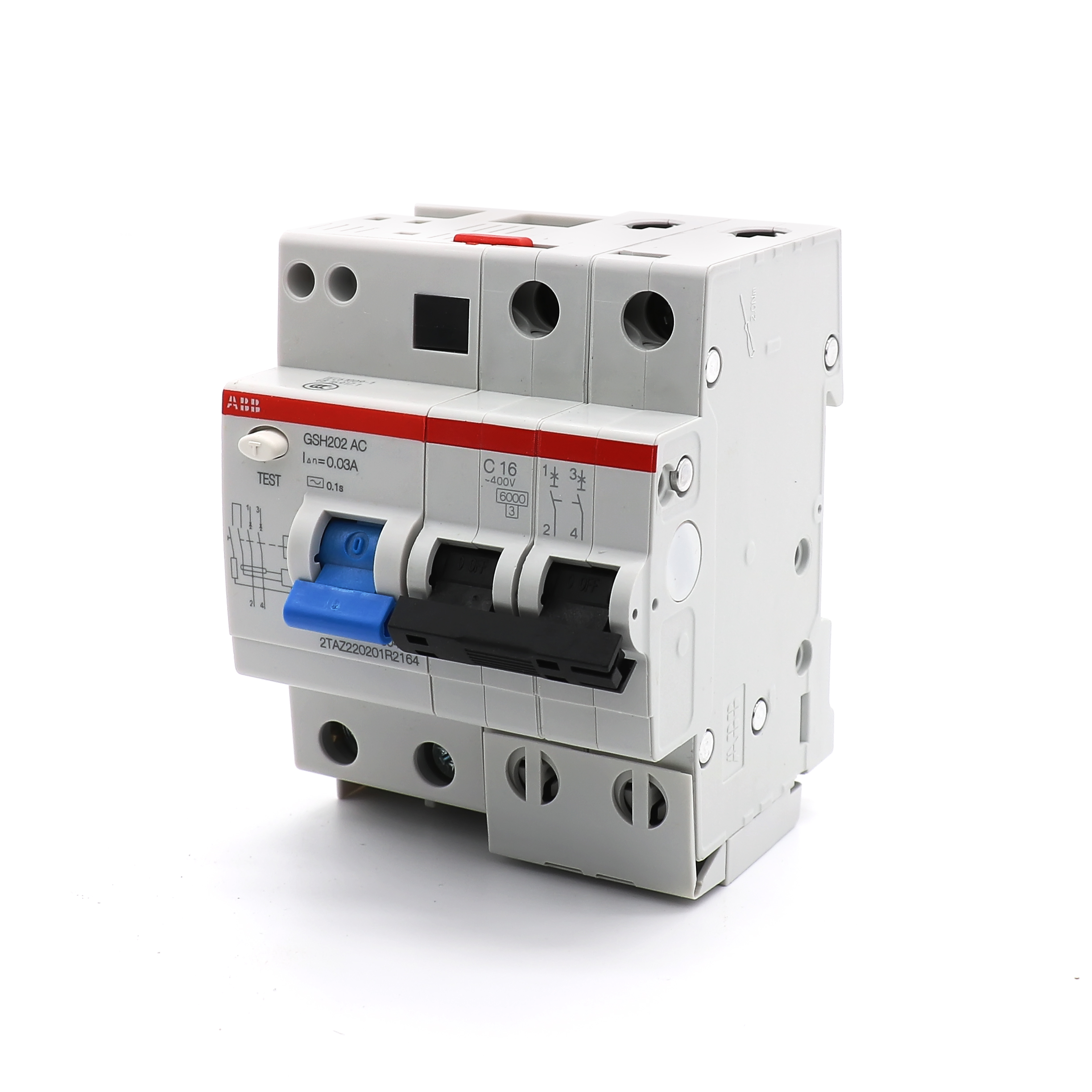ABB GSH200剩余电流动作断路器GSH202 AC-C16/0.03