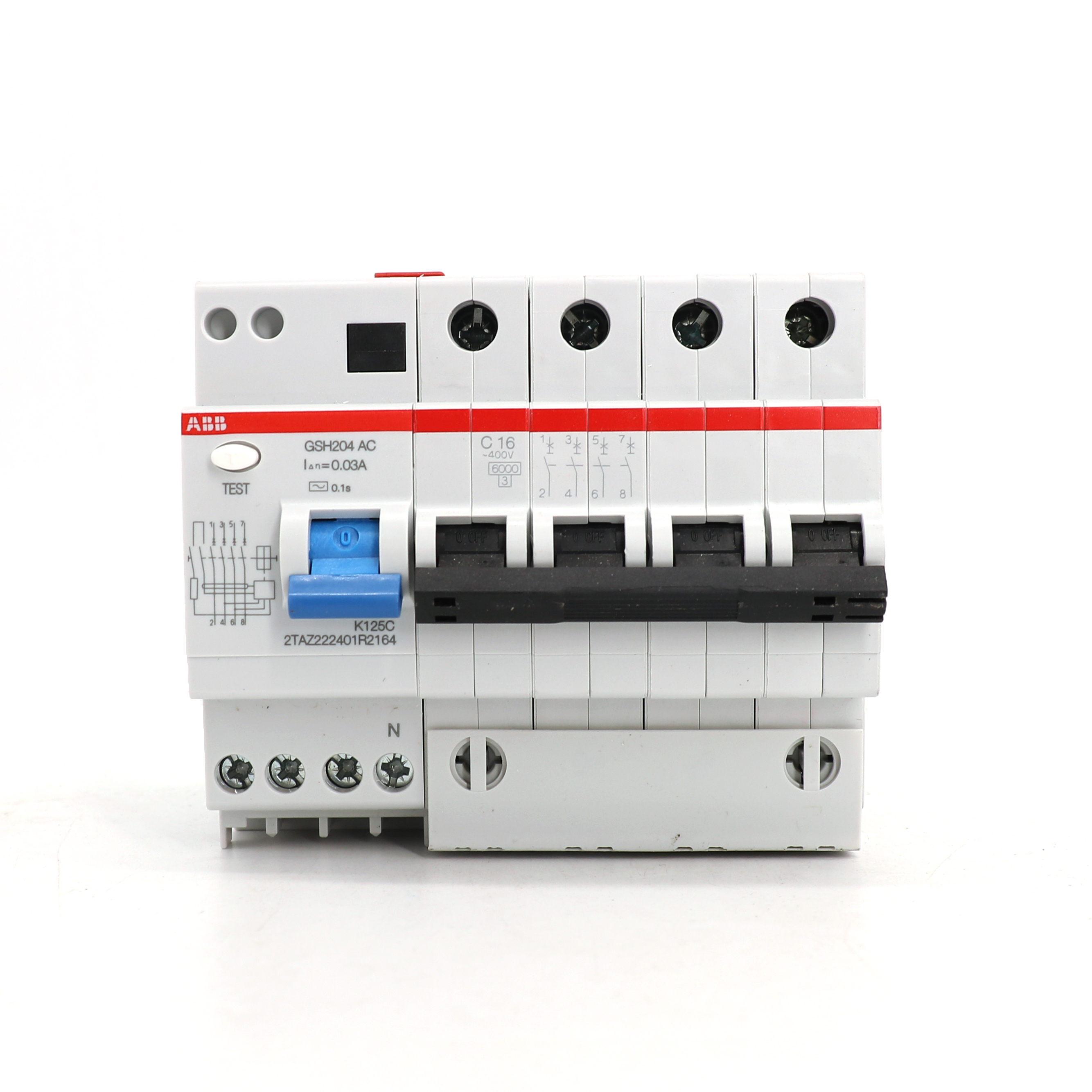 ABB GSH200剩余电流动作断路器GSH202 AC-C16/0.03