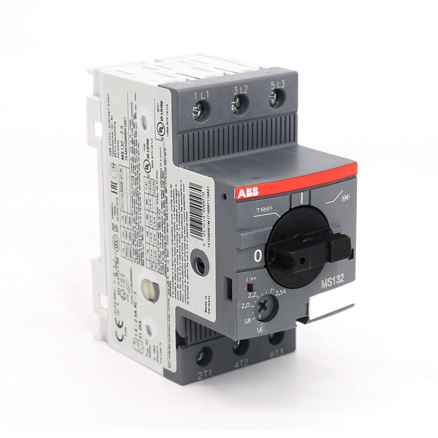 ABB MS132系列 电动机保护用断路器 MS132-0.4