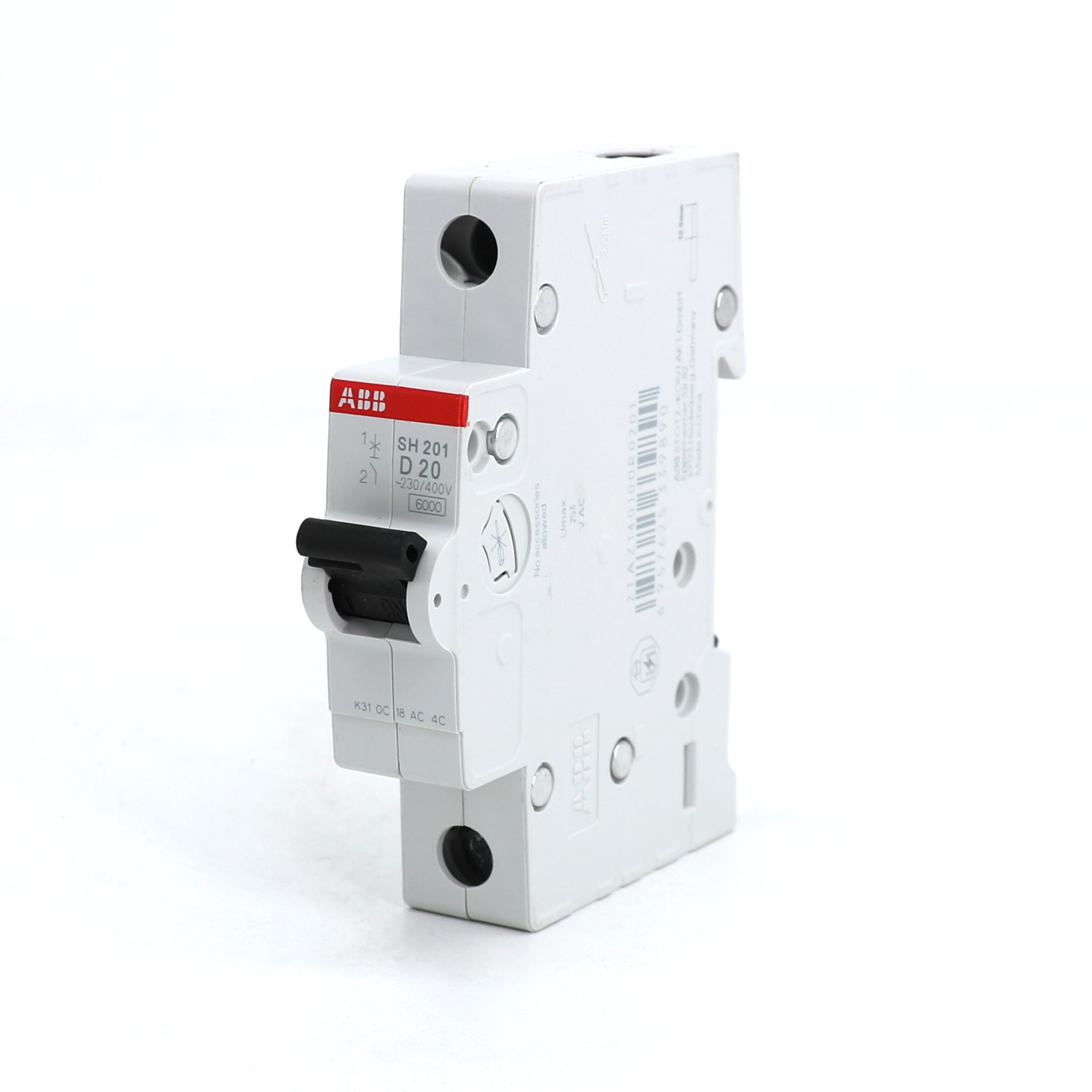ABB 带过压保护微型断路器 SH201-C63 NA OV