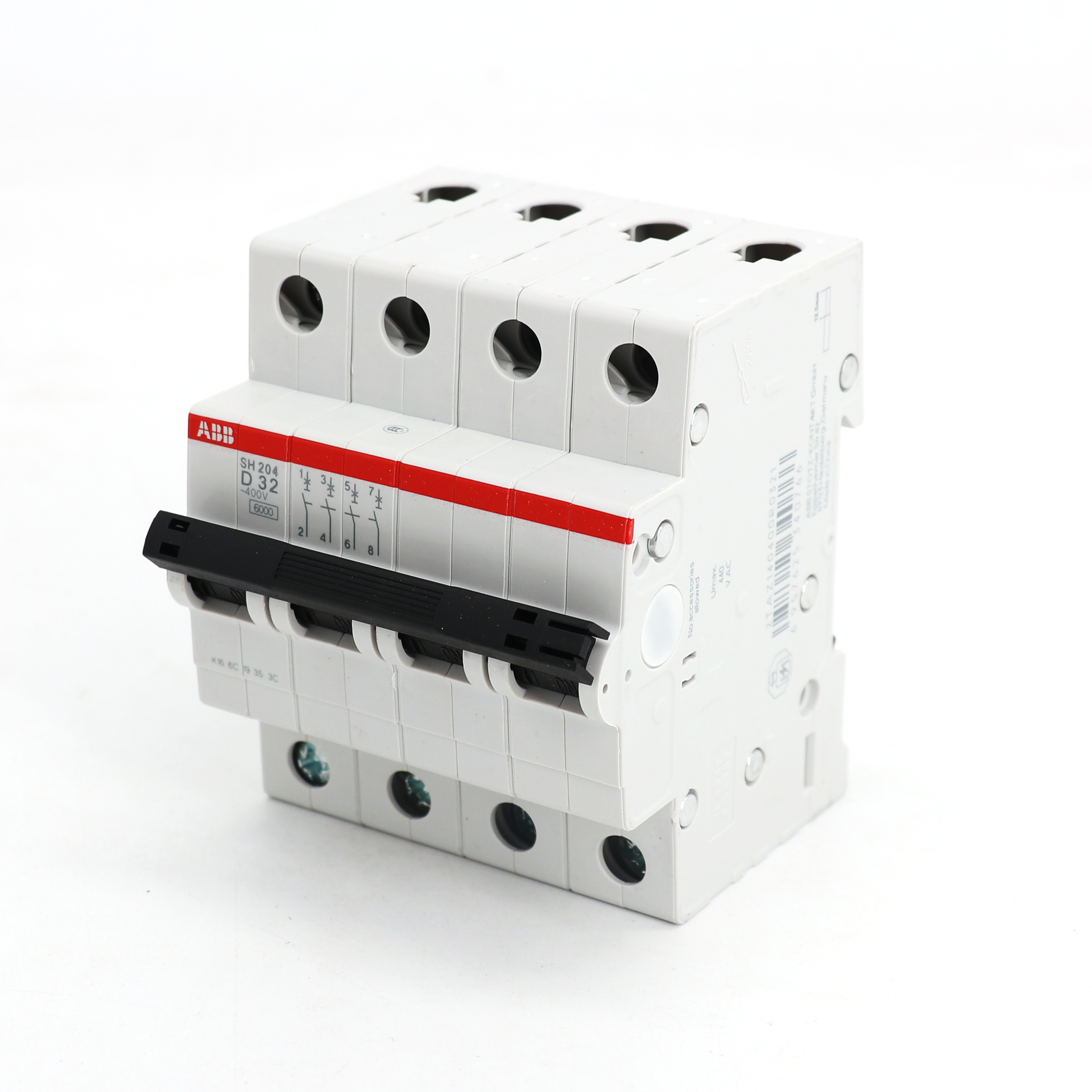 ABB 带过压保护微型断路器 SH201-C63 NA OV