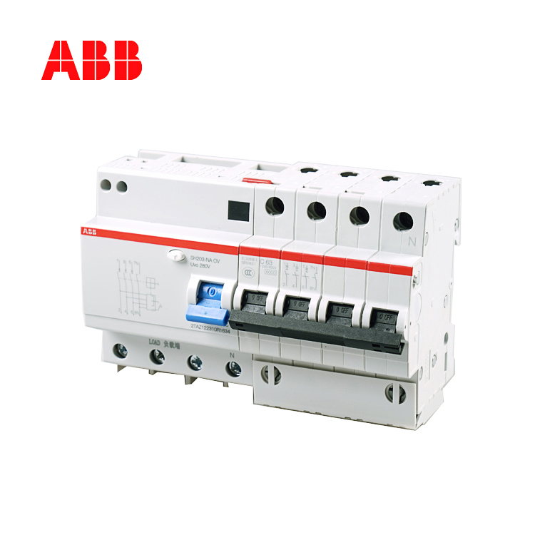 ABB 带过压保护微型断路器 SH202-C10 OV