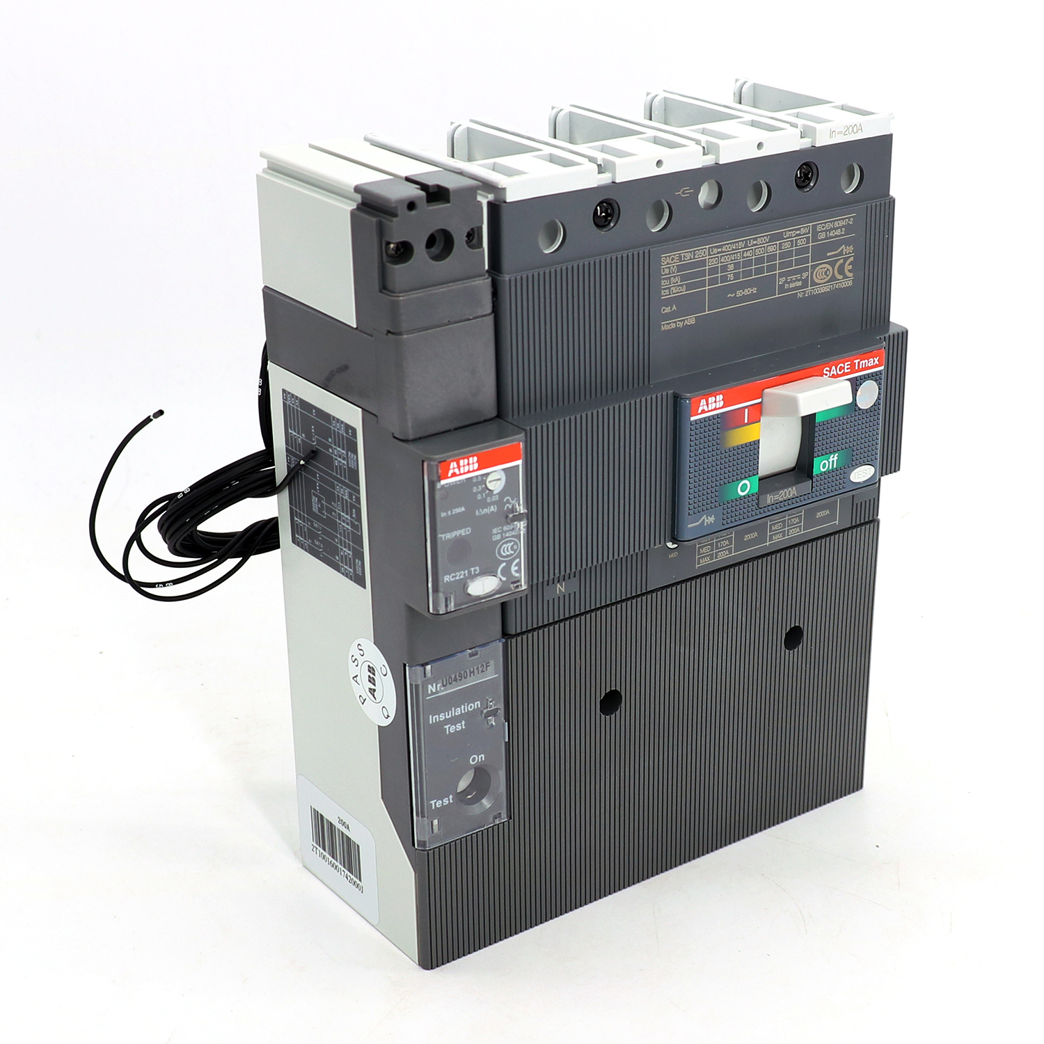 ABB Tmax塑壳断路器 T1N160 TMD63/630 FFC 4P