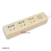 ABB 插排 6位五孔带3USB(3A输出）带总控带灯10A AF608-PG