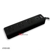 ABB 插排 6位五孔带3USB(3A输出）带总控带灯10A AF608-885