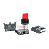 ABB M2SS二位置选择开关套装 带灯 M2SS2-42R-20