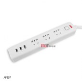 ABB 插排 三位五孔带总控不带灯10A AF609