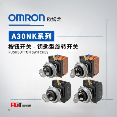 OMRON 欧姆龙 钥匙型旋转开关 A30NK-2MM-01AA-P100