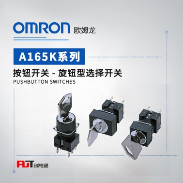 OMRON 欧姆龙 钥匙型选择开关 A165K-A2MR