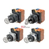 OMRON 欧姆龙 钥匙型旋钮开关 A22NK-2BL-01BA-G100